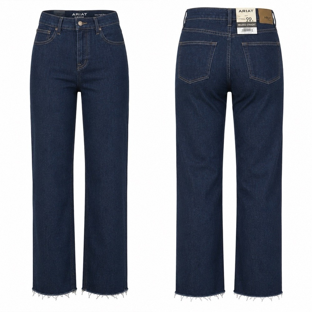Ariat Jazmine Women’s Jeans 29R Ultra High Rise Relaxed Straight Rinse NEW